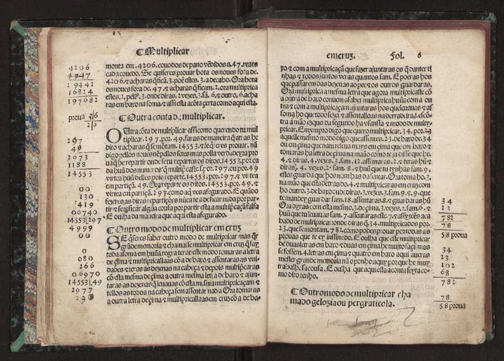 Tratado da pratica darismetyca ordenada per Gaspar Nycolas e empremida com previlegio del rey nosso senhor 12