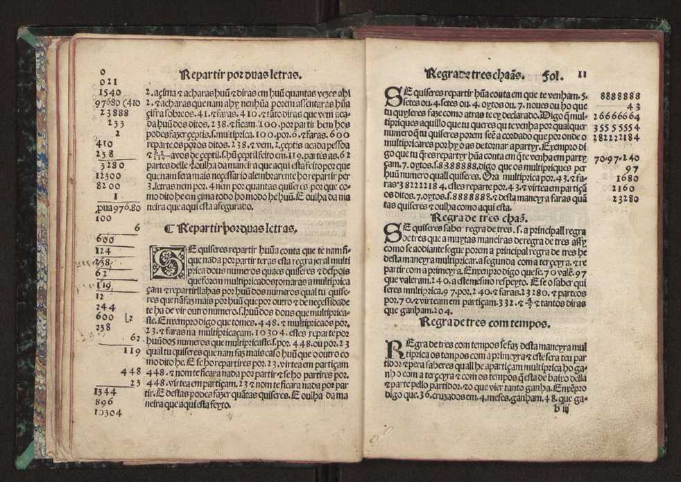 Tratado da pratica darismetyca ordenada per Gaspar Nycolas e empremida com previlegio del rey nosso senhor 17