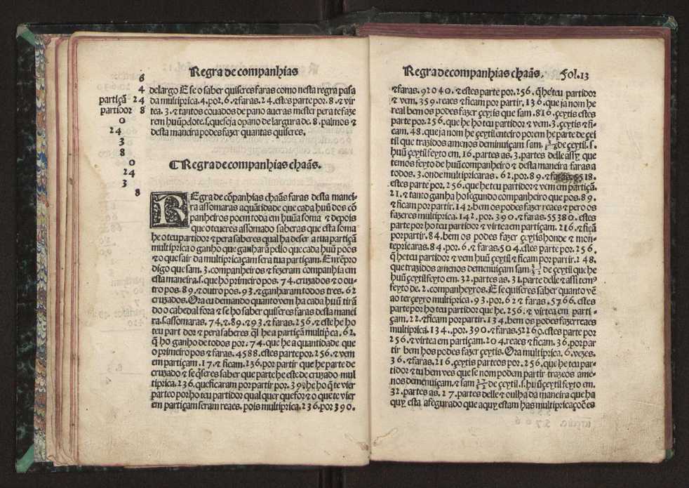 Tratado da pratica darismetyca ordenada per Gaspar Nycolas e empremida com previlegio del rey nosso senhor 19