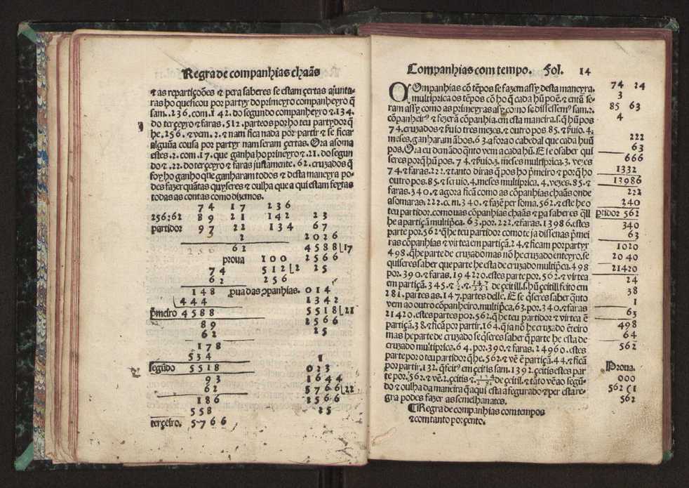 Tratado da pratica darismetyca ordenada per Gaspar Nycolas e empremida com previlegio del rey nosso senhor 20