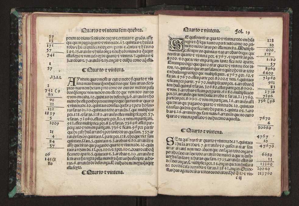 Tratado da pratica darismetyca ordenada per Gaspar Nycolas e empremida com previlegio del rey nosso senhor 24