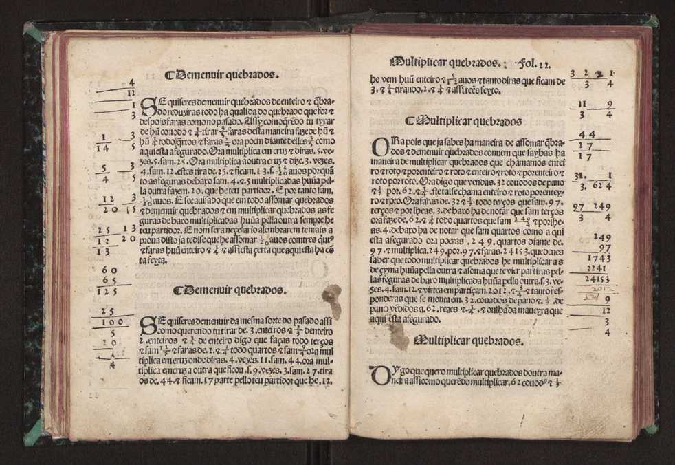 Tratado da pratica darismetyca ordenada per Gaspar Nycolas e empremida com previlegio del rey nosso senhor 27