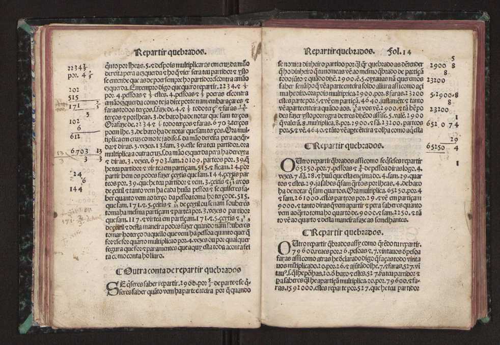 Tratado da pratica darismetyca ordenada per Gaspar Nycolas e empremida com previlegio del rey nosso senhor 29