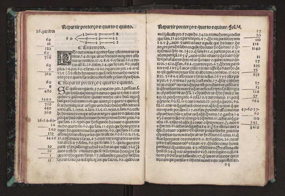 Tratado da pratica darismetyca ordenada per Gaspar Nycolas e empremida com previlegio del rey nosso senhor 31