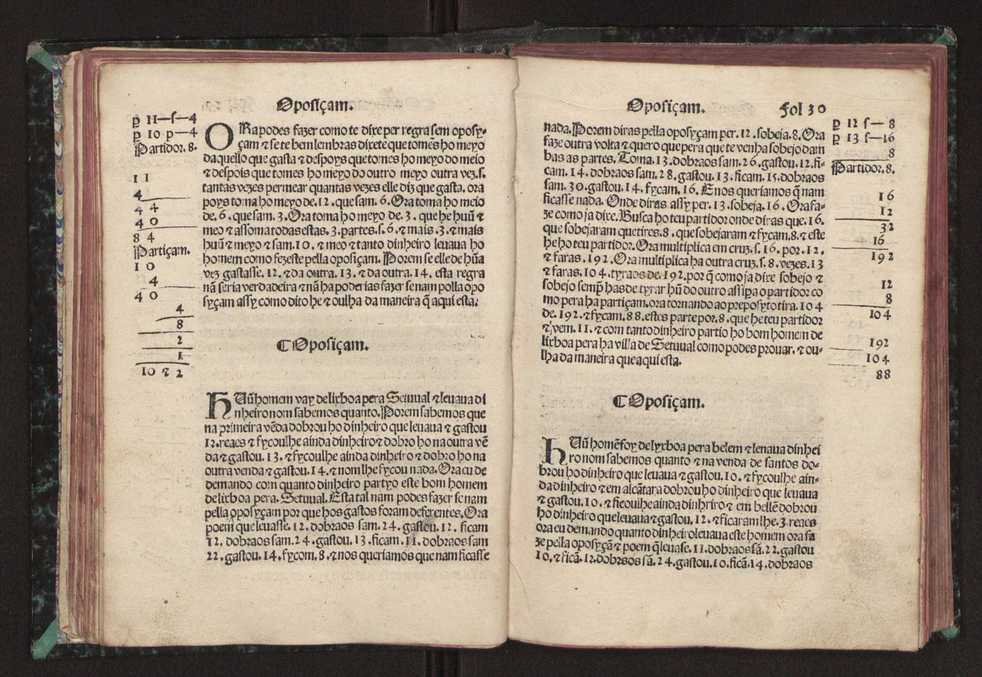 Tratado da pratica darismetyca ordenada per Gaspar Nycolas e empremida com previlegio del rey nosso senhor 35