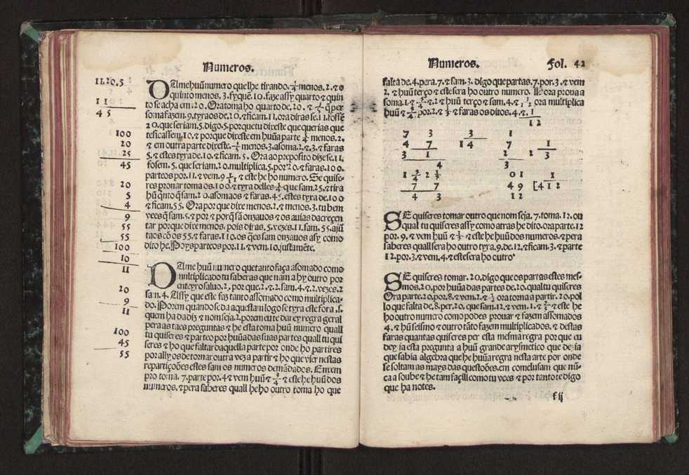 Tratado da pratica darismetyca ordenada per Gaspar Nycolas e empremida com previlegio del rey nosso senhor 47