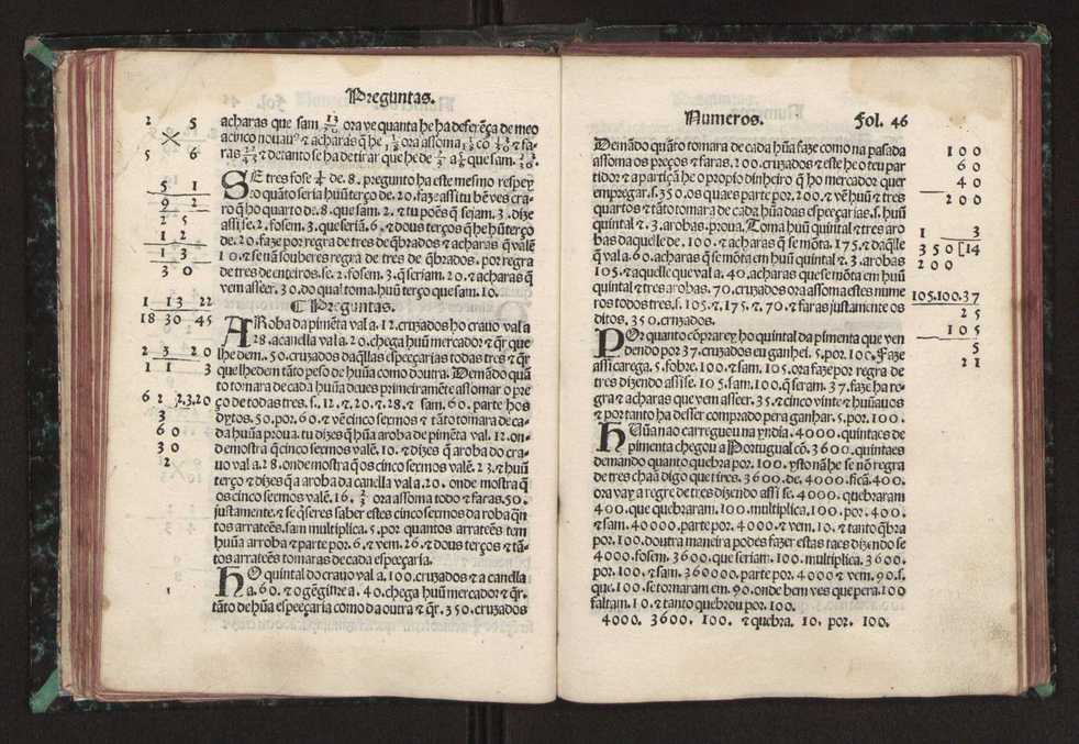 Tratado da pratica darismetyca ordenada per Gaspar Nycolas e empremida com previlegio del rey nosso senhor 51