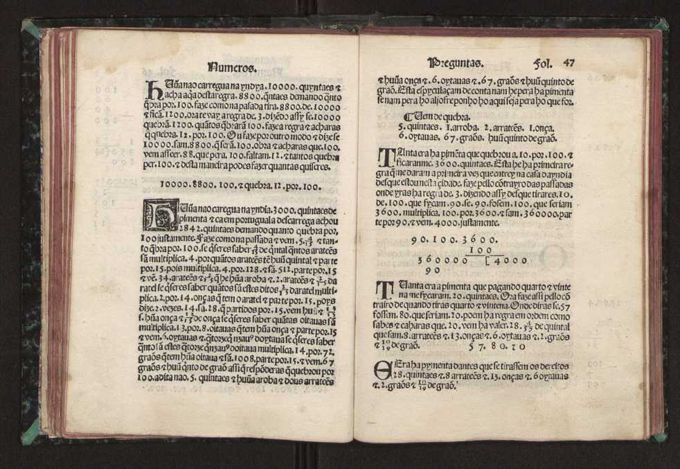 Tratado da pratica darismetyca ordenada per Gaspar Nycolas e empremida com previlegio del rey nosso senhor 52
