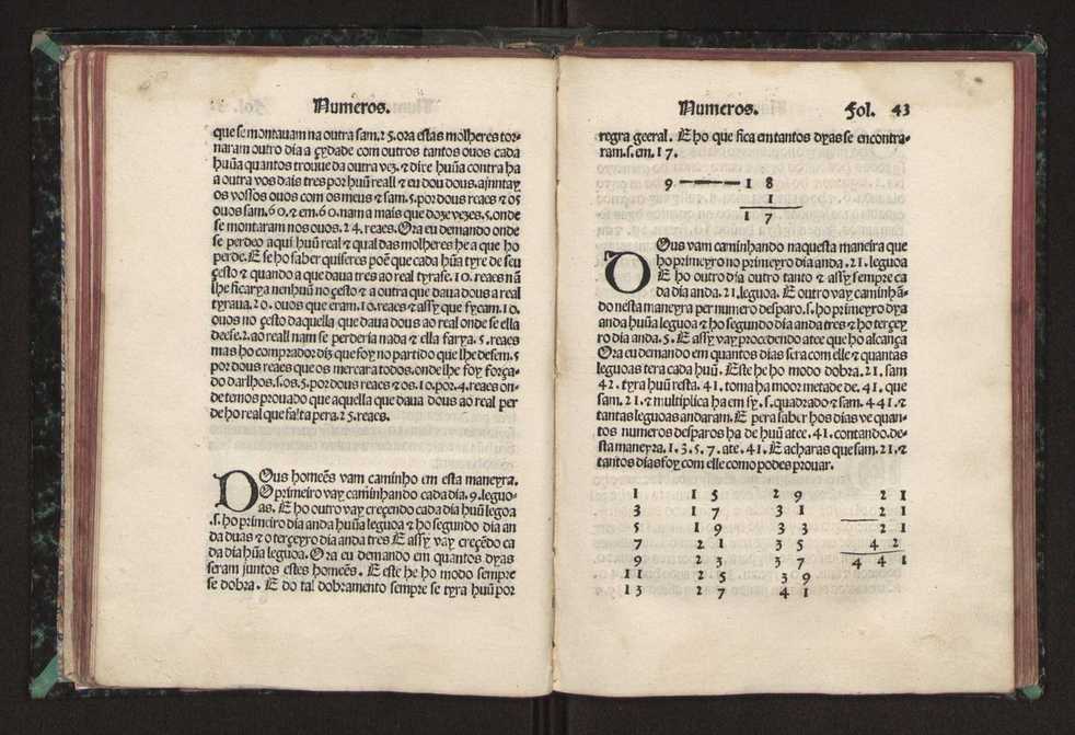 Tratado da pratica darismetyca ordenada per Gaspar Nycolas e empremida com previlegio del rey nosso senhor 58