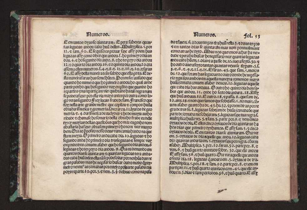 Tratado da pratica darismetyca ordenada per Gaspar Nycolas e empremida com previlegio del rey nosso senhor 60