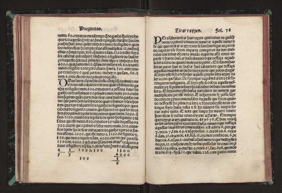 Tratado da pratica darismetyca ordenada per Gaspar Nycolas e empremida com previlegio del rey nosso senhor 83