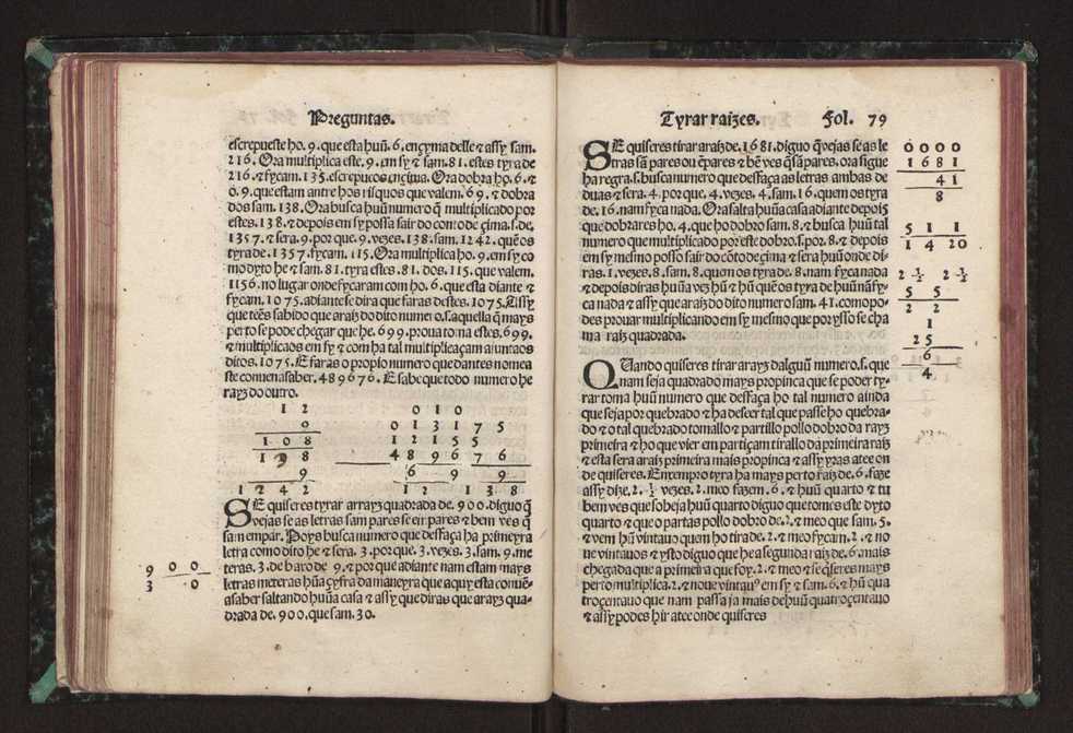Tratado da pratica darismetyca ordenada per Gaspar Nycolas e empremida com previlegio del rey nosso senhor 84