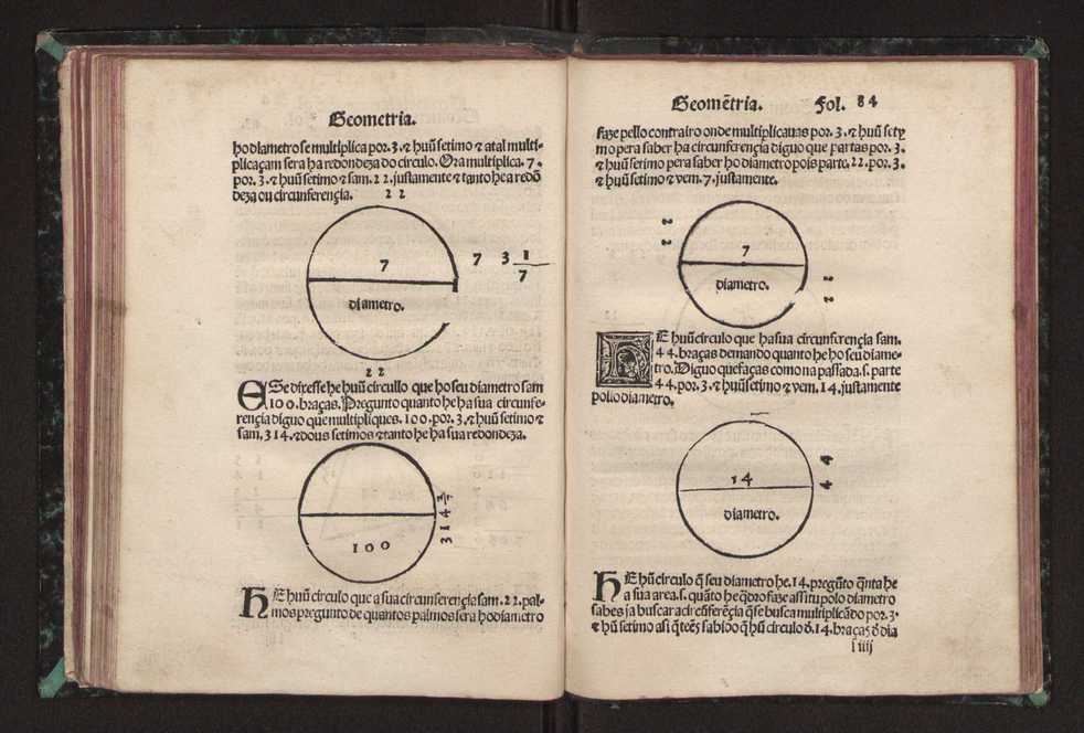 Tratado da pratica darismetyca ordenada per Gaspar Nycolas e empremida com previlegio del rey nosso senhor 89