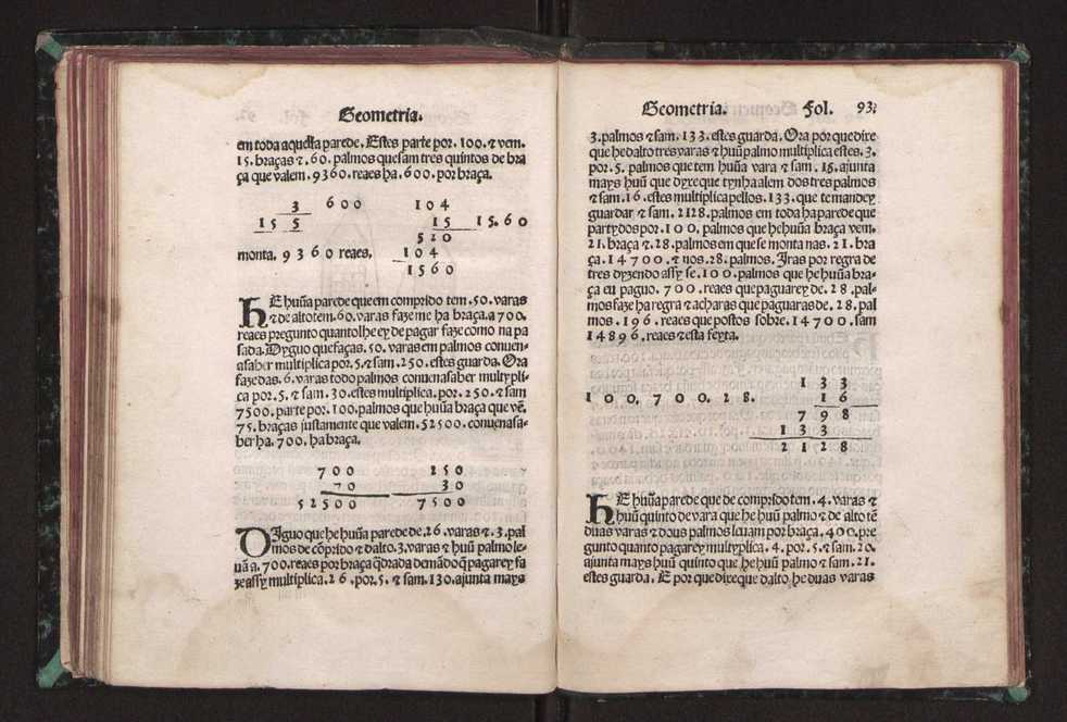 Tratado da pratica darismetyca ordenada per Gaspar Nycolas e empremida com previlegio del rey nosso senhor 98