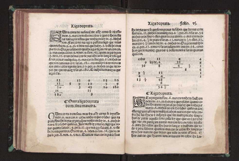 Tratado da pratica darismetyca ordenada per Gaspar Nycolas e empremida com previlegio del rey nosso senhor 105