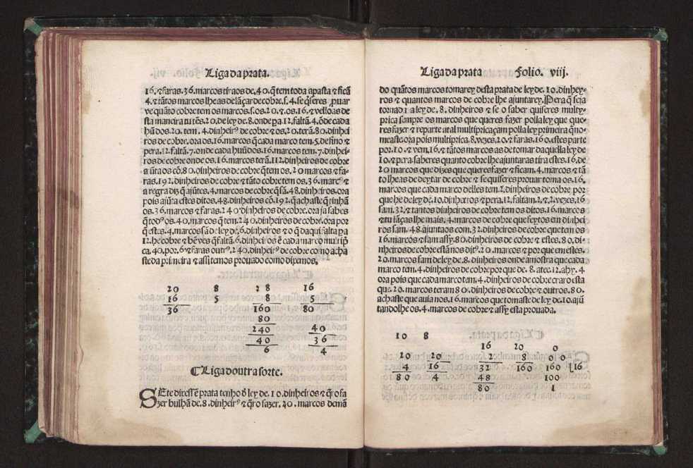 Tratado da pratica darismetyca ordenada per Gaspar Nycolas e empremida com previlegio del rey nosso senhor 107