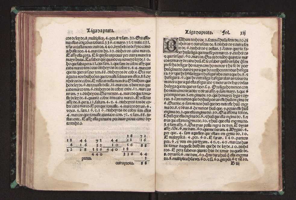 Tratado da pratica darismetyca ordenada per Gaspar Nycolas e empremida com previlegio del rey nosso senhor 111