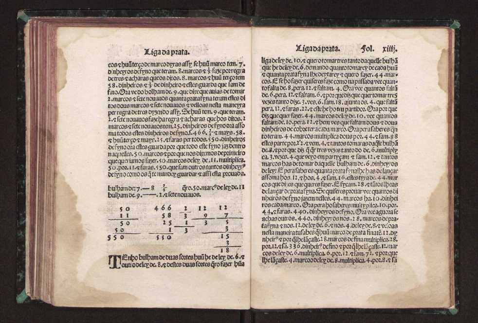 Tratado da pratica darismetyca ordenada per Gaspar Nycolas e empremida com previlegio del rey nosso senhor 113