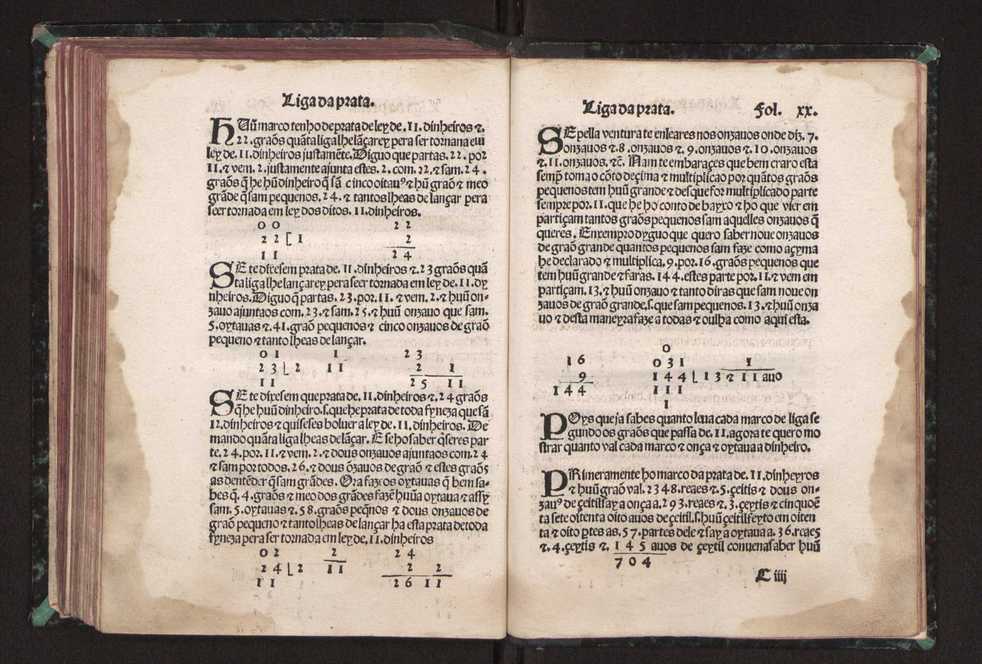 Tratado da pratica darismetyca ordenada per Gaspar Nycolas e empremida com previlegio del rey nosso senhor 119