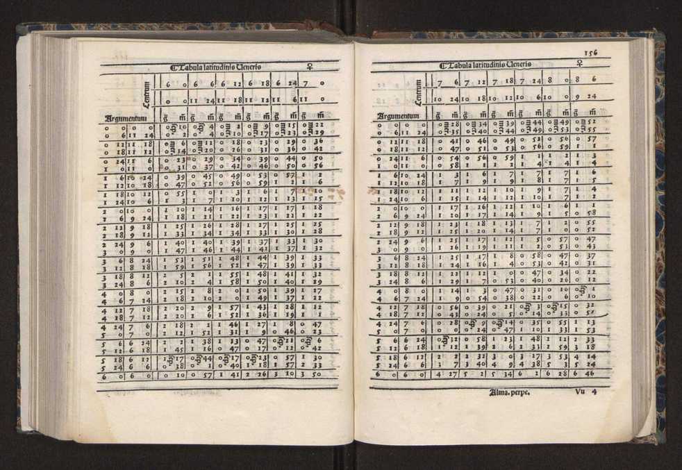 [Almanach perpetuum sive tacuinus, Ephemerides z diarium Abrami zacutti hebrei. Theoremata autem Joannis Michaelis germani ...] 149