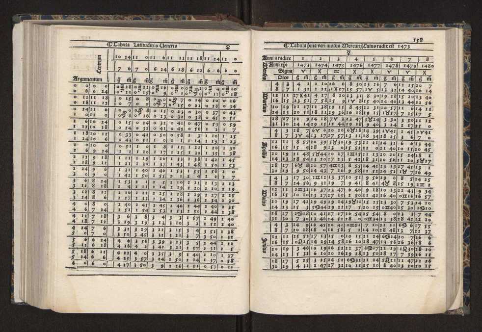 [Almanach perpetuum sive tacuinus, Ephemerides z diarium Abrami zacutti hebrei. Theoremata autem Joannis Michaelis germani ...] 151