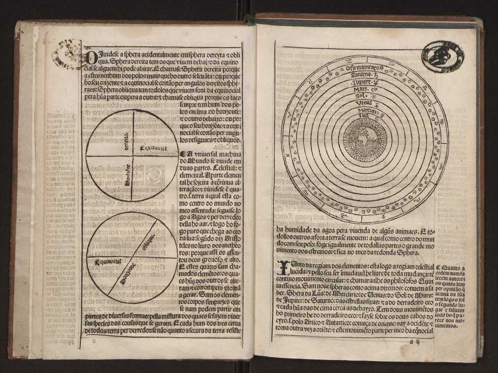 Tratado da sphera com a Theorica do Sol e da Lua e ho primeiro liuro da Geographia de Claudio Ptolomeo Alexa[n]drino. Tirados nouamente de latim em lingoagem pello Doutor Pero Nunez cosmographo del Rey Do[m] Ioo ho terceyro deste nome nosso Senhor. E acrece[n]tados de muitas annotaes e figuras per que mays facilmente se podem entender ...Tratado da esfera 7