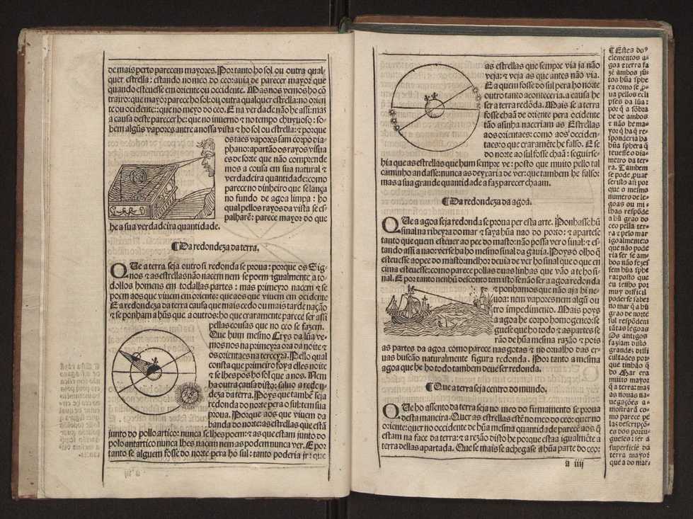 Tratado da sphera com a Theorica do Sol e da Lua e ho primeiro liuro da Geographia de Claudio Ptolomeo Alexa[n]drino. Tirados nouamente de latim em lingoagem pello Doutor Pero Nunez cosmographo del Rey Do[m] Ioo ho terceyro deste nome nosso Senhor. E acrece[n]tados de muitas annotaes e figuras per que mays facilmente se podem entender ...Tratado da esfera 9