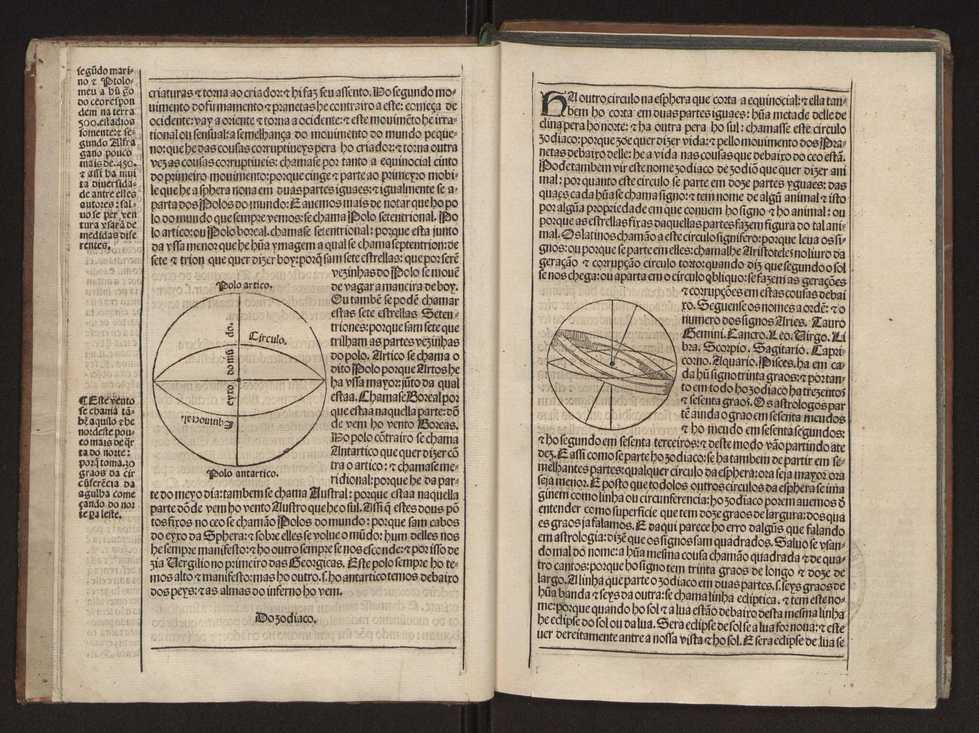 Tratado da sphera com a Theorica do Sol e da Lua e ho primeiro liuro da Geographia de Claudio Ptolomeo Alexa[n]drino. Tirados nouamente de latim em lingoagem pello Doutor Pero Nunez cosmographo del Rey Do[m] Ioo ho terceyro deste nome nosso Senhor. E acrece[n]tados de muitas annotaes e figuras per que mays facilmente se podem entender ...Tratado da esfera 11