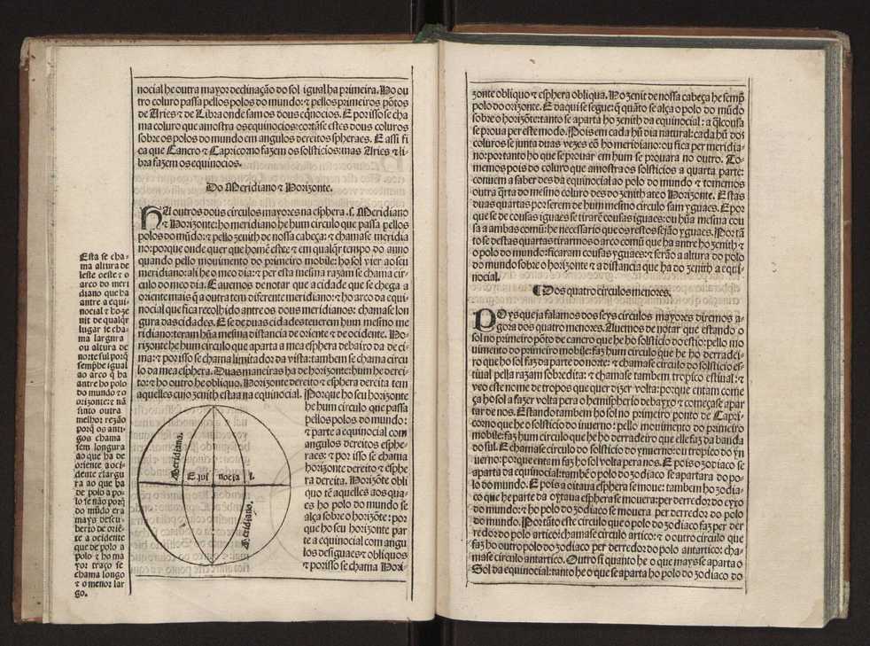 Tratado da sphera com a Theorica do Sol e da Lua e ho primeiro liuro da Geographia de Claudio Ptolomeo Alexa[n]drino. Tirados nouamente de latim em lingoagem pello Doutor Pero Nunez cosmographo del Rey Do[m] Ioo ho terceyro deste nome nosso Senhor. E acrece[n]tados de muitas annotaes e figuras per que mays facilmente se podem entender ...Tratado da esfera 13