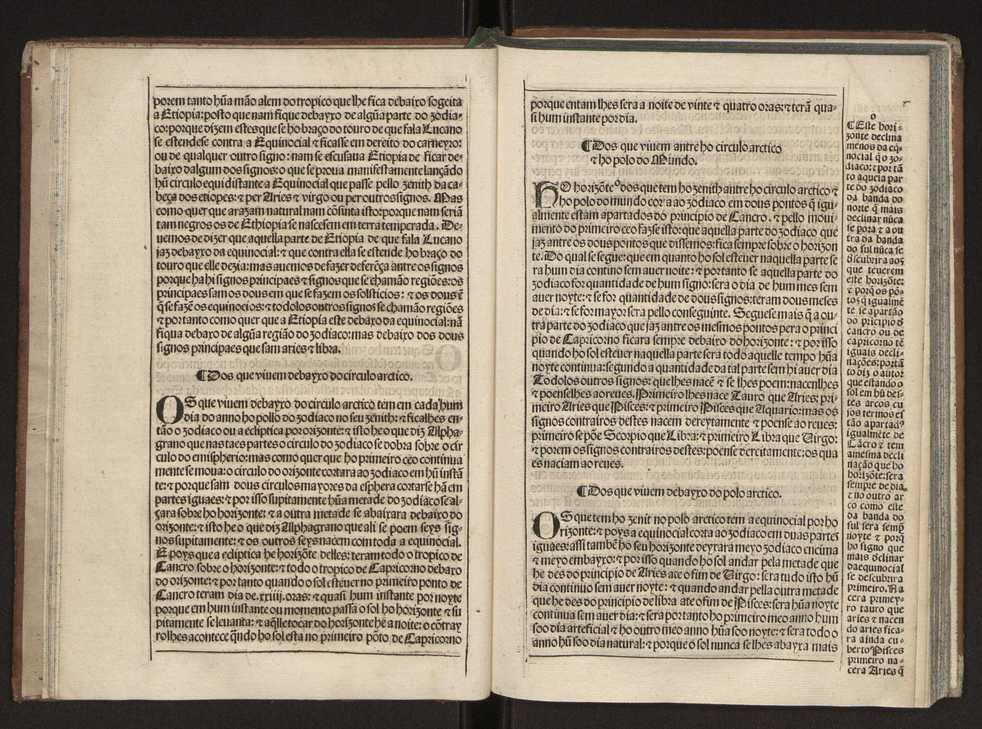 Tratado da sphera com a Theorica do Sol e da Lua e ho primeiro liuro da Geographia de Claudio Ptolomeo Alexa[n]drino. Tirados nouamente de latim em lingoagem pello Doutor Pero Nunez cosmographo del Rey Do[m] Ioo ho terceyro deste nome nosso Senhor. E acrece[n]tados de muitas annotaes e figuras per que mays facilmente se podem entender ...Tratado da esfera 19