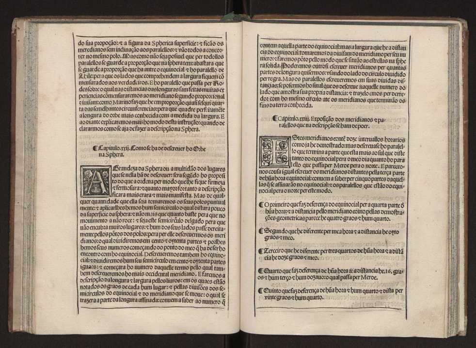 Tratado da sphera com a Theorica do Sol e da Lua e ho primeiro liuro da Geographia de Claudio Ptolomeo Alexa[n]drino. Tirados nouamente de latim em lingoagem pello Doutor Pero Nunez cosmographo del Rey Do[m] Ioo ho terceyro deste nome nosso Senhor. E acrece[n]tados de muitas annotaes e figuras per que mays facilmente se podem entender ...Tratado da esfera 47