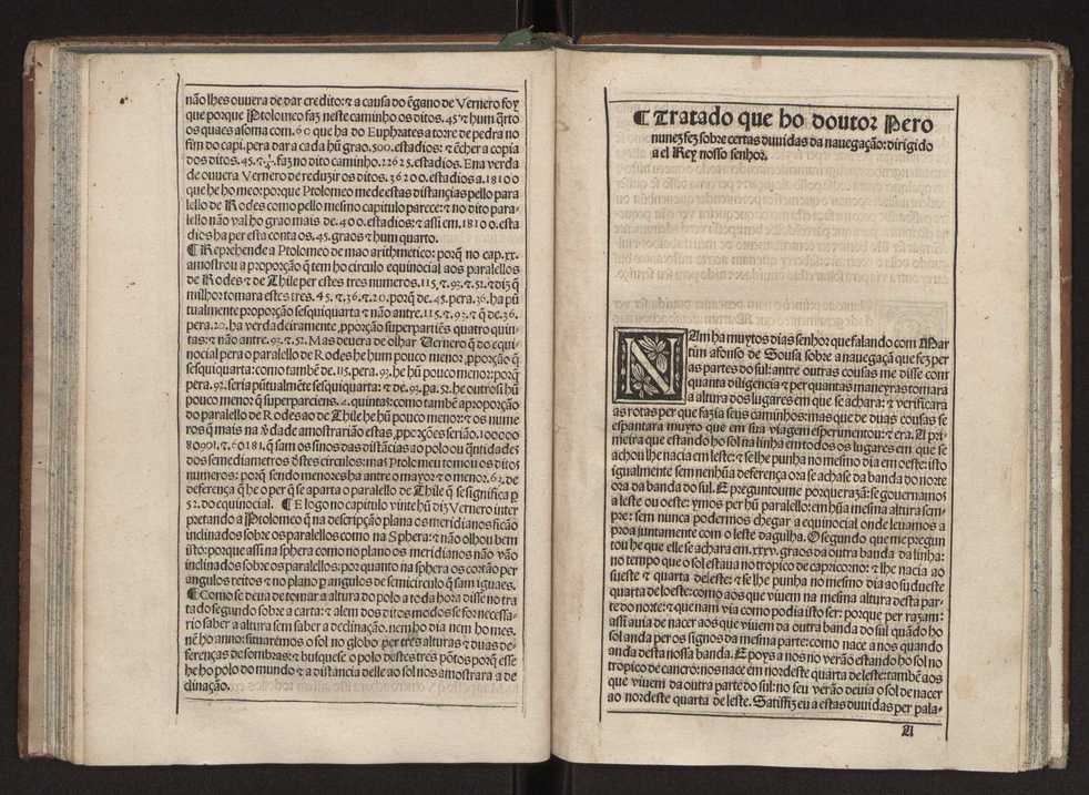 Tratado da sphera com a Theorica do Sol e da Lua e ho primeiro liuro da Geographia de Claudio Ptolomeo Alexa[n]drino. Tirados nouamente de latim em lingoagem pello Doutor Pero Nunez cosmographo del Rey Do[m] Ioo ho terceyro deste nome nosso Senhor. E acrece[n]tados de muitas annotaes e figuras per que mays facilmente se podem entender ...Tratado da esfera 54