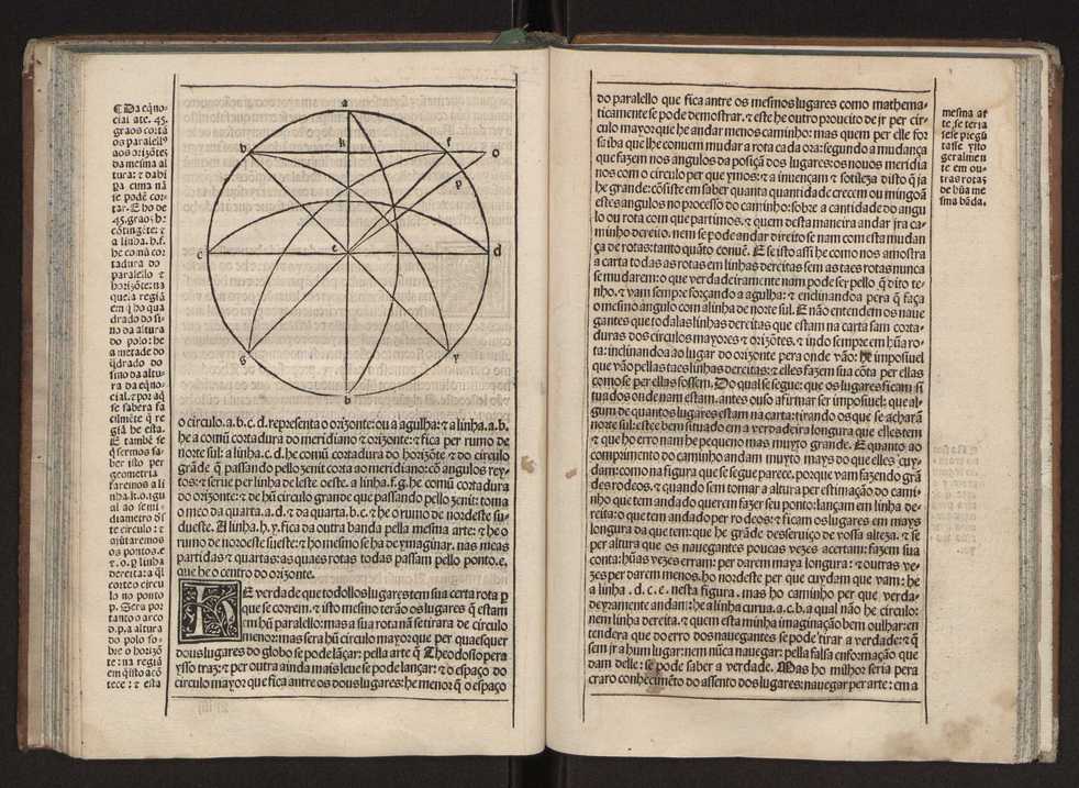 Tratado da sphera com a Theorica do Sol e da Lua e ho primeiro liuro da Geographia de Claudio Ptolomeo Alexa[n]drino. Tirados nouamente de latim em lingoagem pello Doutor Pero Nunez cosmographo del Rey Do[m] Ioo ho terceyro deste nome nosso Senhor. E acrece[n]tados de muitas annotaes e figuras per que mays facilmente se podem entender ...Tratado da esfera 58