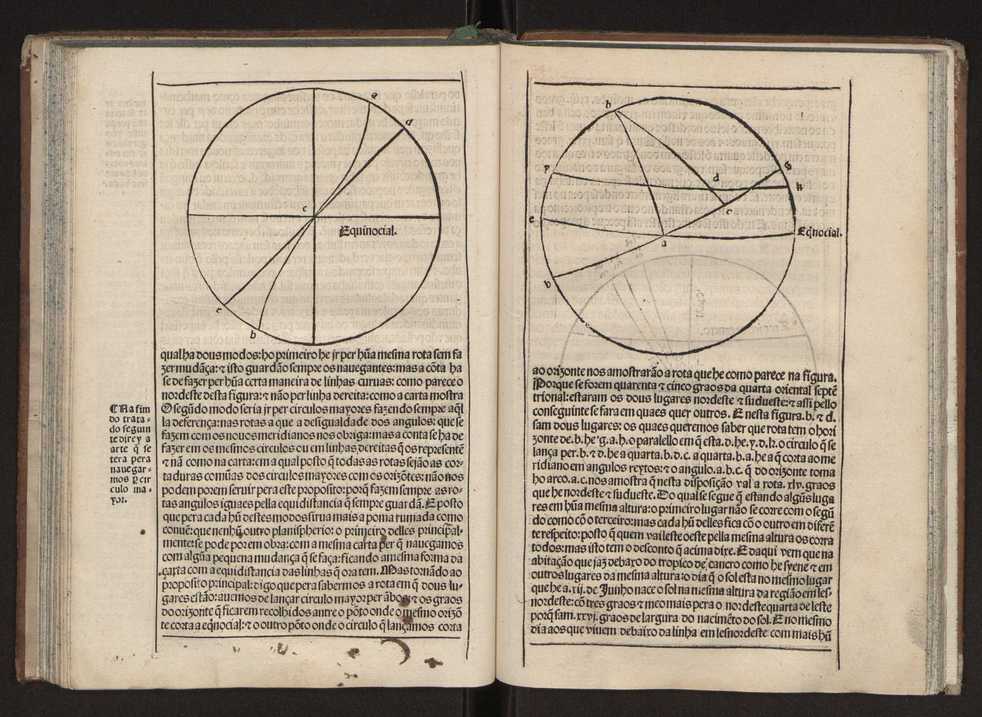 Tratado da sphera com a Theorica do Sol e da Lua e ho primeiro liuro da Geographia de Claudio Ptolomeo Alexa[n]drino. Tirados nouamente de latim em lingoagem pello Doutor Pero Nunez cosmographo del Rey Do[m] Ioo ho terceyro deste nome nosso Senhor. E acrece[n]tados de muitas annotaes e figuras per que mays facilmente se podem entender ...Tratado da esfera 61