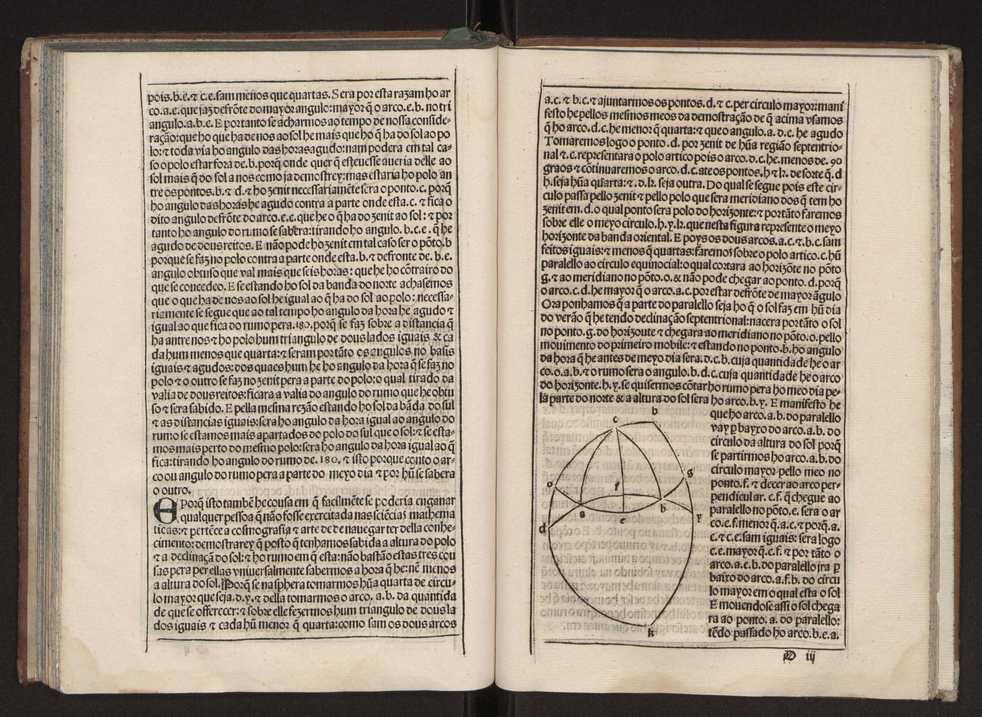 Tratado da sphera com a Theorica do Sol e da Lua e ho primeiro liuro da Geographia de Claudio Ptolomeo Alexa[n]drino. Tirados nouamente de latim em lingoagem pello Doutor Pero Nunez cosmographo del Rey Do[m] Ioo ho terceyro deste nome nosso Senhor. E acrece[n]tados de muitas annotaes e figuras per que mays facilmente se podem entender ...Tratado da esfera 82