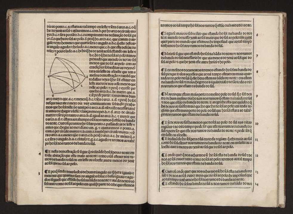 Tratado da sphera com a Theorica do Sol e da Lua e ho primeiro liuro da Geographia de Claudio Ptolomeo Alexa[n]drino. Tirados nouamente de latim em lingoagem pello Doutor Pero Nunez cosmographo del Rey Do[m] Ioo ho terceyro deste nome nosso Senhor. E acrece[n]tados de muitas annotaes e figuras per que mays facilmente se podem entender ...Tratado da esfera 86