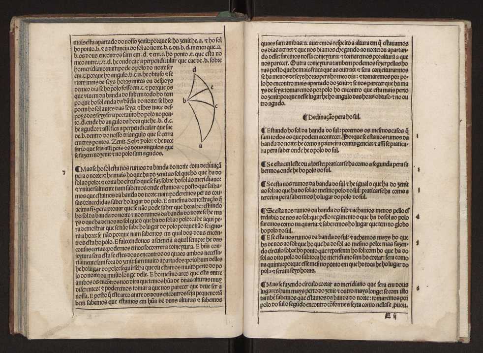 Tratado da sphera com a Theorica do Sol e da Lua e ho primeiro liuro da Geographia de Claudio Ptolomeo Alexa[n]drino. Tirados nouamente de latim em lingoagem pello Doutor Pero Nunez cosmographo del Rey Do[m] Ioo ho terceyro deste nome nosso Senhor. E acrece[n]tados de muitas annotaes e figuras per que mays facilmente se podem entender ...Tratado da esfera 89