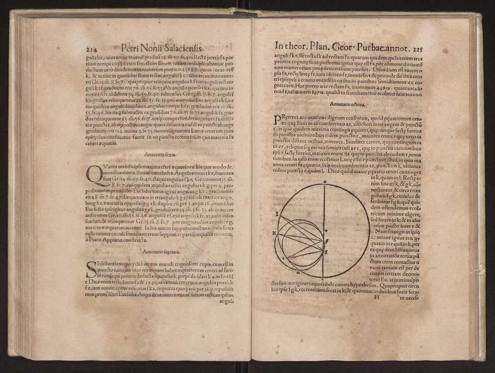 Petri Nonii Salaciensis opera, quae complectuntur, primum, duos libros, in quorum priore tractantur pulcherrima problemata. In altero traduntur ex mathematicis disciplinis regul & instrumenta artis navigandi, quibus varia rerum astronomicarum book.html fico.html listagens wwwbook1~ circa coelestium corporum motus explorare possumus. Deinde, annotationes in Aristotelis problema mechanicum de motu navigii ex remis. Postremo, annotationes in planetarum theoricus Georgii Pvrbachii, quibus multa hactenus perperam intellecta, ab allisq[ue]; praeterita exponuntur. Quae quemadmodum mole exigua viduntur, ita virtute ingentia, lector candide, intelliges 121