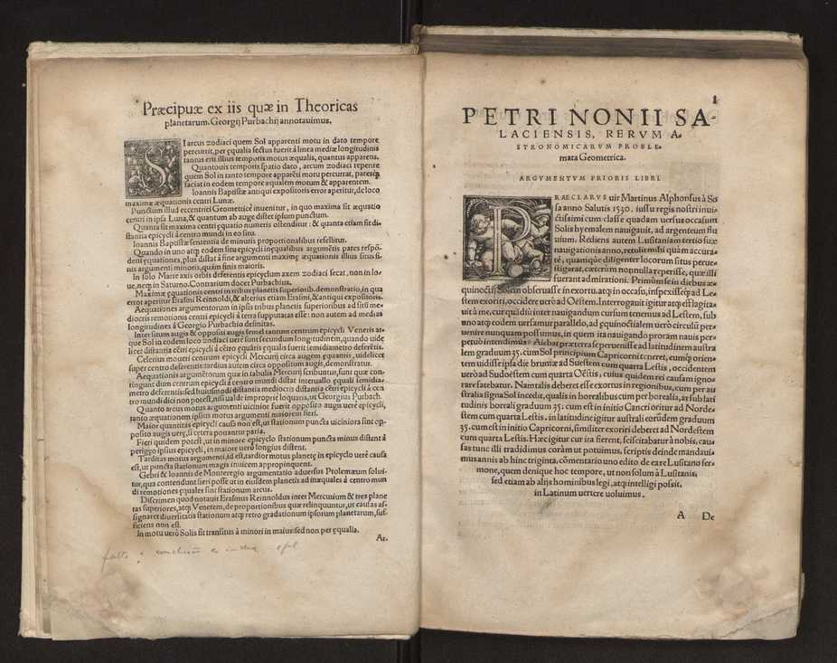 Petri Nonii Salaciensis opera: quae complectuntur primum, duos libros, in quorum priore tractantur pulcherrima problemata: in altero traduntur ex mathematicis disciplinis regul & instrumenta artis navigandi, quibus varia rerum astronomicarum book.html fico.html listagens wwwbook1~ circa coelestium corporum motus explorare possumus. Deinde, annotationes in Aristotelis problema mechanicum de motu navigii ex remis: item in Georgii Pvrbachii planetarum theoricas annotationes, quibus multa hactenus perperam intellecta, ab allisq[ue] praeterita exponuntur. Eiusdem, de erratis Orontii Finoei liber unus. Postremo, de crepusculis lib. I. cum libello allacen de causis crepusculorum. Quae quemadmodum mole exigua videntur, ita virtute ingentia, lector candide, intelliges 8