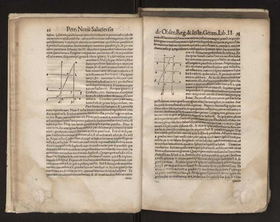 Petri Nonii Salaciensis opera: quae complectuntur primum, duos libros, in quorum priore tractantur pulcherrima problemata: in altero traduntur ex mathematicis disciplinis regul & instrumenta artis navigandi, quibus varia rerum astronomicarum book.html fico.html listagens wwwbook1~ circa coelestium corporum motus explorare possumus. Deinde, annotationes in Aristotelis problema mechanicum de motu navigii ex remis: item in Georgii Pvrbachii planetarum theoricas annotationes, quibus multa hactenus perperam intellecta, ab allisq[ue] praeterita exponuntur. Eiusdem, de erratis Orontii Finoei liber unus. Postremo, de crepusculis lib. I. cum libello allacen de causis crepusculorum. Quae quemadmodum mole exigua videntur, ita virtute ingentia, lector candide, intelliges 19