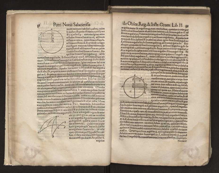 Petri Nonii Salaciensis opera: quae complectuntur primum, duos libros, in quorum priore tractantur pulcherrima problemata: in altero traduntur ex mathematicis disciplinis regul� & instrumenta artis navigandi, quibus varia rerum astronomicarum book.html fico.html listagens wwwbook1~ circa coelestium corporum motus explorare possumus. Deinde, annotationes in Aristotelis problema mechanicum de motu navigii ex remis: item in Georgii Pvrbachii planetarum theoricas annotationes, quibus multa hactenus perperam intellecta, ab allisq[ue] praeterita exponuntur. Eiusdem, de erratis Orontii Finoei liber unus. Postremo, de crepusculis lib. I. cum libello allacen de causis crepusculorum. Quae quemadmodum mole exigua videntur, ita virtute ingentia, lector candide, intelliges 27