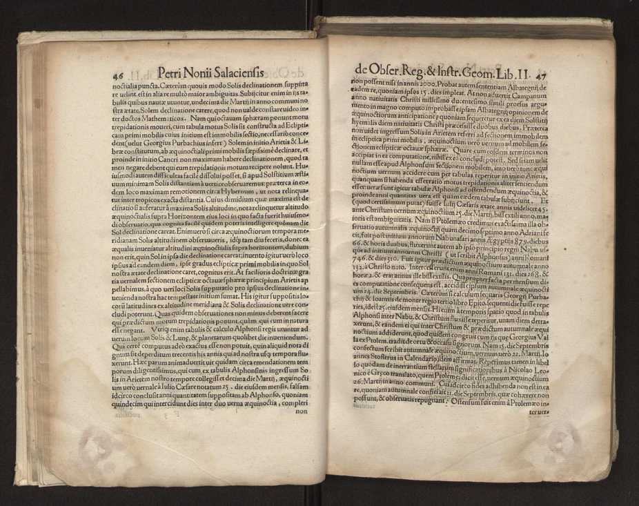 Petri Nonii Salaciensis opera: quae complectuntur primum, duos libros, in quorum priore tractantur pulcherrima problemata: in altero traduntur ex mathematicis disciplinis regul & instrumenta artis navigandi, quibus varia rerum astronomicarum book.html fico.html listagens wwwbook1~ circa coelestium corporum motus explorare possumus. Deinde, annotationes in Aristotelis problema mechanicum de motu navigii ex remis: item in Georgii Pvrbachii planetarum theoricas annotationes, quibus multa hactenus perperam intellecta, ab allisq[ue] praeterita exponuntur. Eiusdem, de erratis Orontii Finoei liber unus. Postremo, de crepusculis lib. I. cum libello allacen de causis crepusculorum. Quae quemadmodum mole exigua videntur, ita virtute ingentia, lector candide, intelliges 31