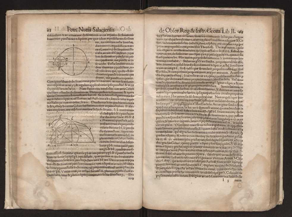 Petri Nonii Salaciensis opera: quae complectuntur primum, duos libros, in quorum priore tractantur pulcherrima problemata: in altero traduntur ex mathematicis disciplinis regul & instrumenta artis navigandi, quibus varia rerum astronomicarum book.html fico.html listagens wwwbook1~ circa coelestium corporum motus explorare possumus. Deinde, annotationes in Aristotelis problema mechanicum de motu navigii ex remis: item in Georgii Pvrbachii planetarum theoricas annotationes, quibus multa hactenus perperam intellecta, ab allisq[ue] praeterita exponuntur. Eiusdem, de erratis Orontii Finoei liber unus. Postremo, de crepusculis lib. I. cum libello allacen de causis crepusculorum. Quae quemadmodum mole exigua videntur, ita virtute ingentia, lector candide, intelliges 42