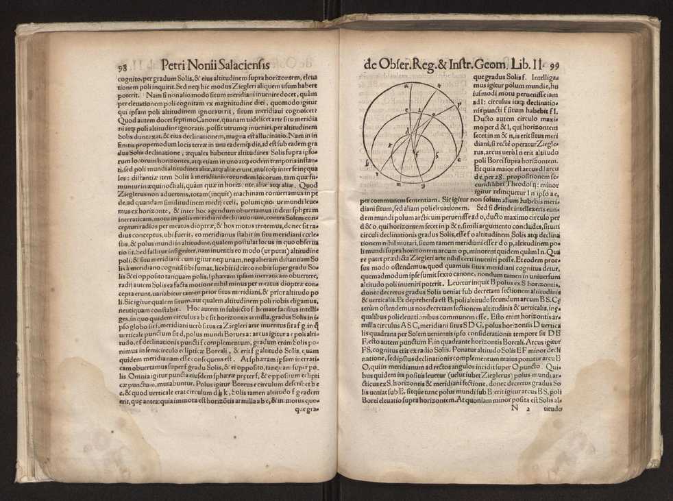 Petri Nonii Salaciensis opera: quae complectuntur primum, duos libros, in quorum priore tractantur pulcherrima problemata: in altero traduntur ex mathematicis disciplinis regul & instrumenta artis navigandi, quibus varia rerum astronomicarum book.html fico.html listagens wwwbook1~ circa coelestium corporum motus explorare possumus. Deinde, annotationes in Aristotelis problema mechanicum de motu navigii ex remis: item in Georgii Pvrbachii planetarum theoricas annotationes, quibus multa hactenus perperam intellecta, ab allisq[ue] praeterita exponuntur. Eiusdem, de erratis Orontii Finoei liber unus. Postremo, de crepusculis lib. I. cum libello allacen de causis crepusculorum. Quae quemadmodum mole exigua videntur, ita virtute ingentia, lector candide, intelliges 57