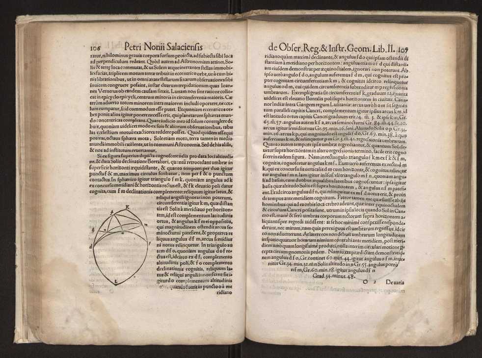 Petri Nonii Salaciensis opera: quae complectuntur primum, duos libros, in quorum priore tractantur pulcherrima problemata: in altero traduntur ex mathematicis disciplinis regul & instrumenta artis navigandi, quibus varia rerum astronomicarum book.html fico.html listagens wwwbook1~ circa coelestium corporum motus explorare possumus. Deinde, annotationes in Aristotelis problema mechanicum de motu navigii ex remis: item in Georgii Pvrbachii planetarum theoricas annotationes, quibus multa hactenus perperam intellecta, ab allisq[ue] praeterita exponuntur. Eiusdem, de erratis Orontii Finoei liber unus. Postremo, de crepusculis lib. I. cum libello allacen de causis crepusculorum. Quae quemadmodum mole exigua videntur, ita virtute ingentia, lector candide, intelliges 61