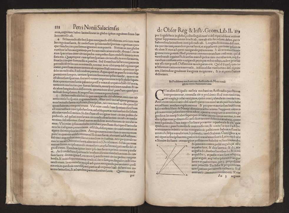 Petri Nonii Salaciensis opera: quae complectuntur primum, duos libros, in quorum priore tractantur pulcherrima problemata: in altero traduntur ex mathematicis disciplinis regul & instrumenta artis navigandi, quibus varia rerum astronomicarum book.html fico.html listagens wwwbook1~ circa coelestium corporum motus explorare possumus. Deinde, annotationes in Aristotelis problema mechanicum de motu navigii ex remis: item in Georgii Pvrbachii planetarum theoricas annotationes, quibus multa hactenus perperam intellecta, ab allisq[ue] praeterita exponuntur. Eiusdem, de erratis Orontii Finoei liber unus. Postremo, de crepusculis lib. I. cum libello allacen de causis crepusculorum. Quae quemadmodum mole exigua videntur, ita virtute ingentia, lector candide, intelliges 102