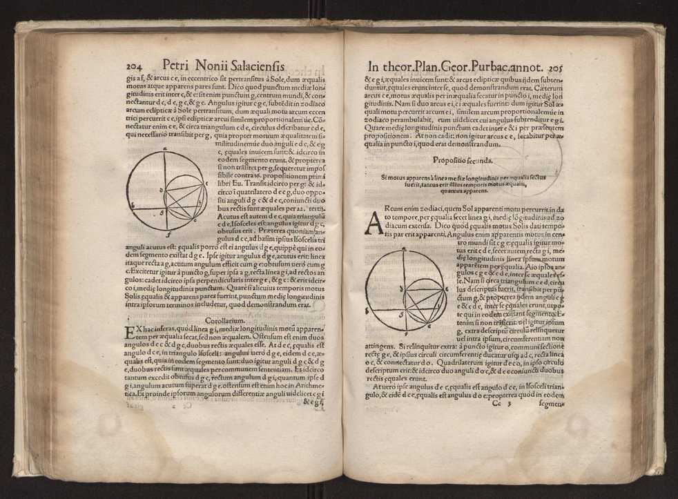 Petri Nonii Salaciensis opera: quae complectuntur primum, duos libros, in quorum priore tractantur pulcherrima problemata: in altero traduntur ex mathematicis disciplinis regul & instrumenta artis navigandi, quibus varia rerum astronomicarum book.html fico.html listagens wwwbook1~ circa coelestium corporum motus explorare possumus. Deinde, annotationes in Aristotelis problema mechanicum de motu navigii ex remis: item in Georgii Pvrbachii planetarum theoricas annotationes, quibus multa hactenus perperam intellecta, ab allisq[ue] praeterita exponuntur. Eiusdem, de erratis Orontii Finoei liber unus. Postremo, de crepusculis lib. I. cum libello allacen de causis crepusculorum. Quae quemadmodum mole exigua videntur, ita virtute ingentia, lector candide, intelliges 110