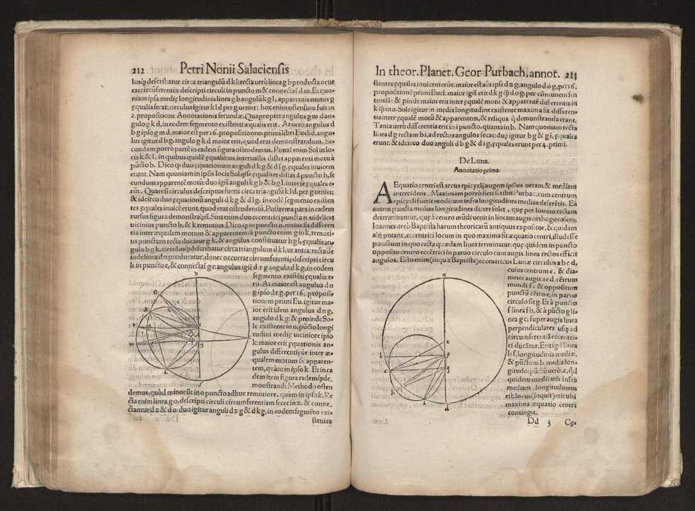 Petri Nonii Salaciensis opera: quae complectuntur primum, duos libros, in quorum priore tractantur pulcherrima problemata: in altero traduntur ex mathematicis disciplinis regul & instrumenta artis navigandi, quibus varia rerum astronomicarum book.html fico.html listagens wwwbook1~ circa coelestium corporum motus explorare possumus. Deinde, annotationes in Aristotelis problema mechanicum de motu navigii ex remis: item in Georgii Pvrbachii planetarum theoricas annotationes, quibus multa hactenus perperam intellecta, ab allisq[ue] praeterita exponuntur. Eiusdem, de erratis Orontii Finoei liber unus. Postremo, de crepusculis lib. I. cum libello allacen de causis crepusculorum. Quae quemadmodum mole exigua videntur, ita virtute ingentia, lector candide, intelliges 114