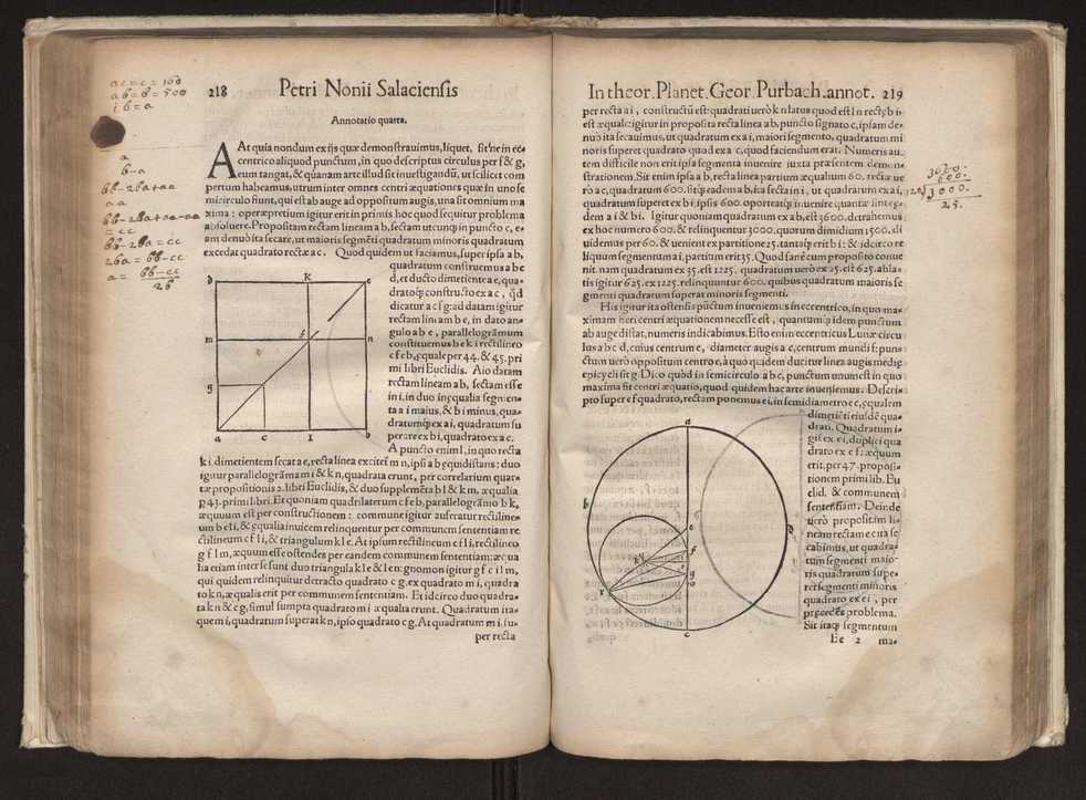 Petri Nonii Salaciensis opera: quae complectuntur primum, duos libros, in quorum priore tractantur pulcherrima problemata: in altero traduntur ex mathematicis disciplinis regul & instrumenta artis navigandi, quibus varia rerum astronomicarum book.html fico.html listagens wwwbook1~ circa coelestium corporum motus explorare possumus. Deinde, annotationes in Aristotelis problema mechanicum de motu navigii ex remis: item in Georgii Pvrbachii planetarum theoricas annotationes, quibus multa hactenus perperam intellecta, ab allisq[ue] praeterita exponuntur. Eiusdem, de erratis Orontii Finoei liber unus. Postremo, de crepusculis lib. I. cum libello allacen de causis crepusculorum. Quae quemadmodum mole exigua videntur, ita virtute ingentia, lector candide, intelliges 117
