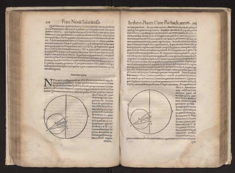 Petri Nonii Salaciensis opera: quae complectuntur primum, duos libros, in quorum priore tractantur pulcherrima problemata: in altero traduntur ex mathematicis disciplinis regul & instrumenta artis navigandi, quibus varia rerum astronomicarum book.html fico.html listagens wwwbook1~ circa coelestium corporum motus explorare possumus. Deinde, annotationes in Aristotelis problema mechanicum de motu navigii ex remis: item in Georgii Pvrbachii planetarum theoricas annotationes, quibus multa hactenus perperam intellecta, ab allisq[ue] praeterita exponuntur. Eiusdem, de erratis Orontii Finoei liber unus. Postremo, de crepusculis lib. I. cum libello allacen de causis crepusculorum. Quae quemadmodum mole exigua videntur, ita virtute ingentia, lector candide, intelliges 119